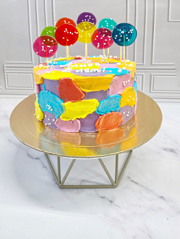 Торт "Яркие леденцы" 01
