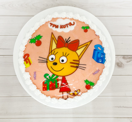 Торт "Сказочный сюжет" ("Три кота") 02