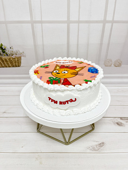 Торт "Сказочный сюжет" ("Три кота") 01