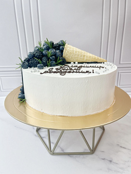 Рожок с голубикой 01