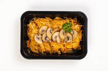 Капуста тушеная с грибами 01