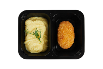 Котлета аля-киевская с пюре картофельным 01