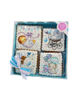 Набор пряников "с рождением сына" 01