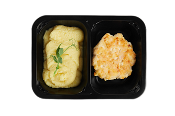 Бифштекс солнечный с пюре картофельным 01