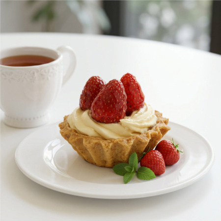 Тарт с клубникой мини 01