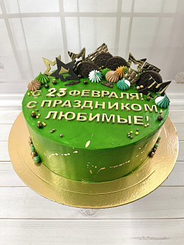 Торт "С 23 февраля" 01