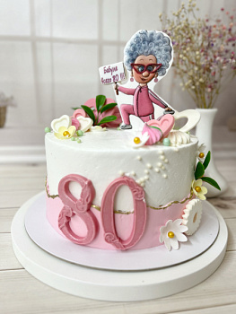 Торт "На 80 лет!" 01