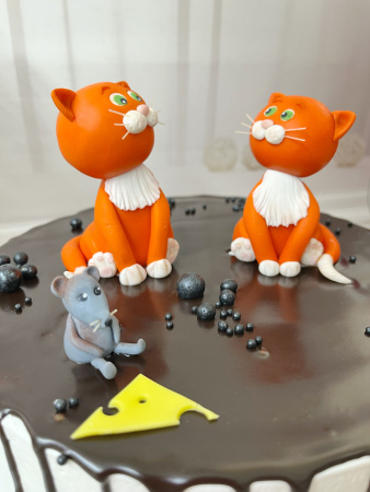 Торт "Два кота" 03