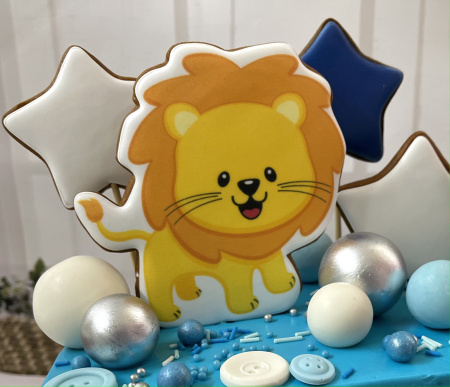 "Пол тортика на пол годика" для мальчика 03