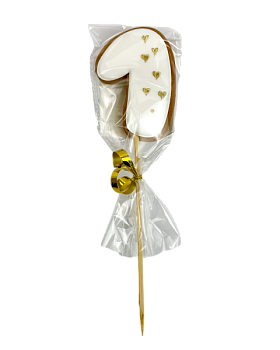 Цифра № 1 Белая  01