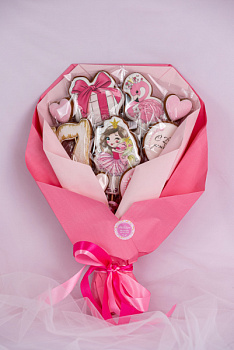 Пряничный букет по индивидуальному эскизу 01