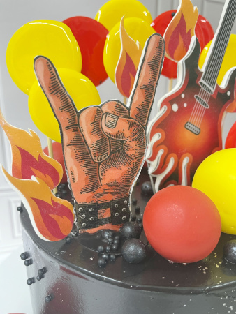 Торт "Гитара" 02