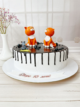 Торт "Два кота" 01