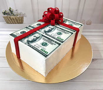 Торт "Доллары" 01