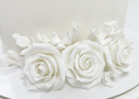 Торт "Свадебный" с птицами 03