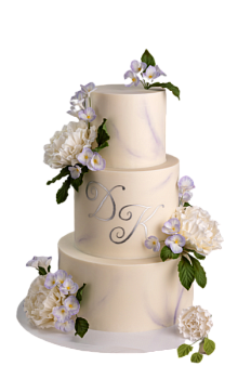 Торт Пионы и гортензия 01