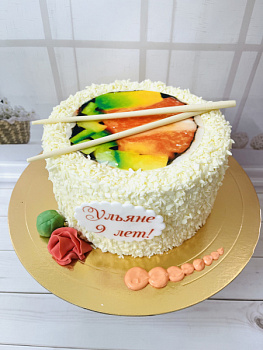 Ролл с кунжутом 01