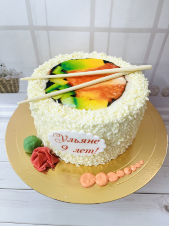 Ролл с кунжутом 01