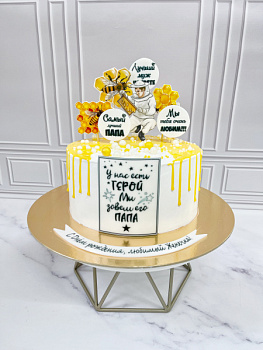 Торт "Наш герой!" 01