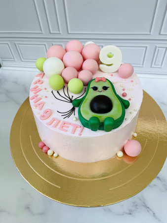 Торт "Милый авокадо" 02