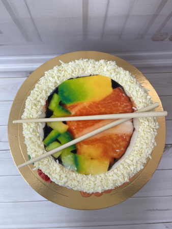 Ролл с кунжутом 03